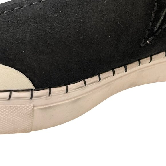 FREE PEOPLE Black Suede Juno Slip On Sport Sneakers Size 8 - Picture 5 of 8